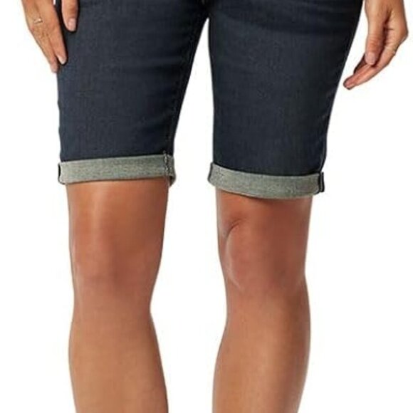 Levi Strauss Denim Mid-Rise Bermuda Shorts Boat Coastal Casual Classic Sz 12 EUC - Picture 14 of 14